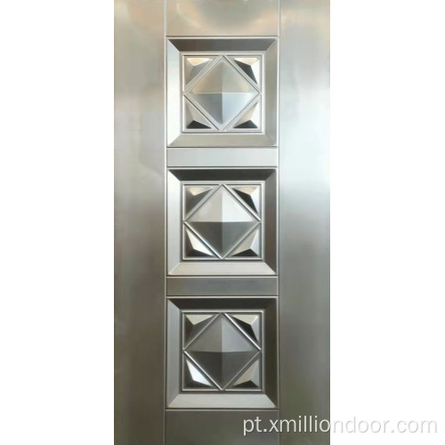 Painel de porta de metal estampado com design de luxo